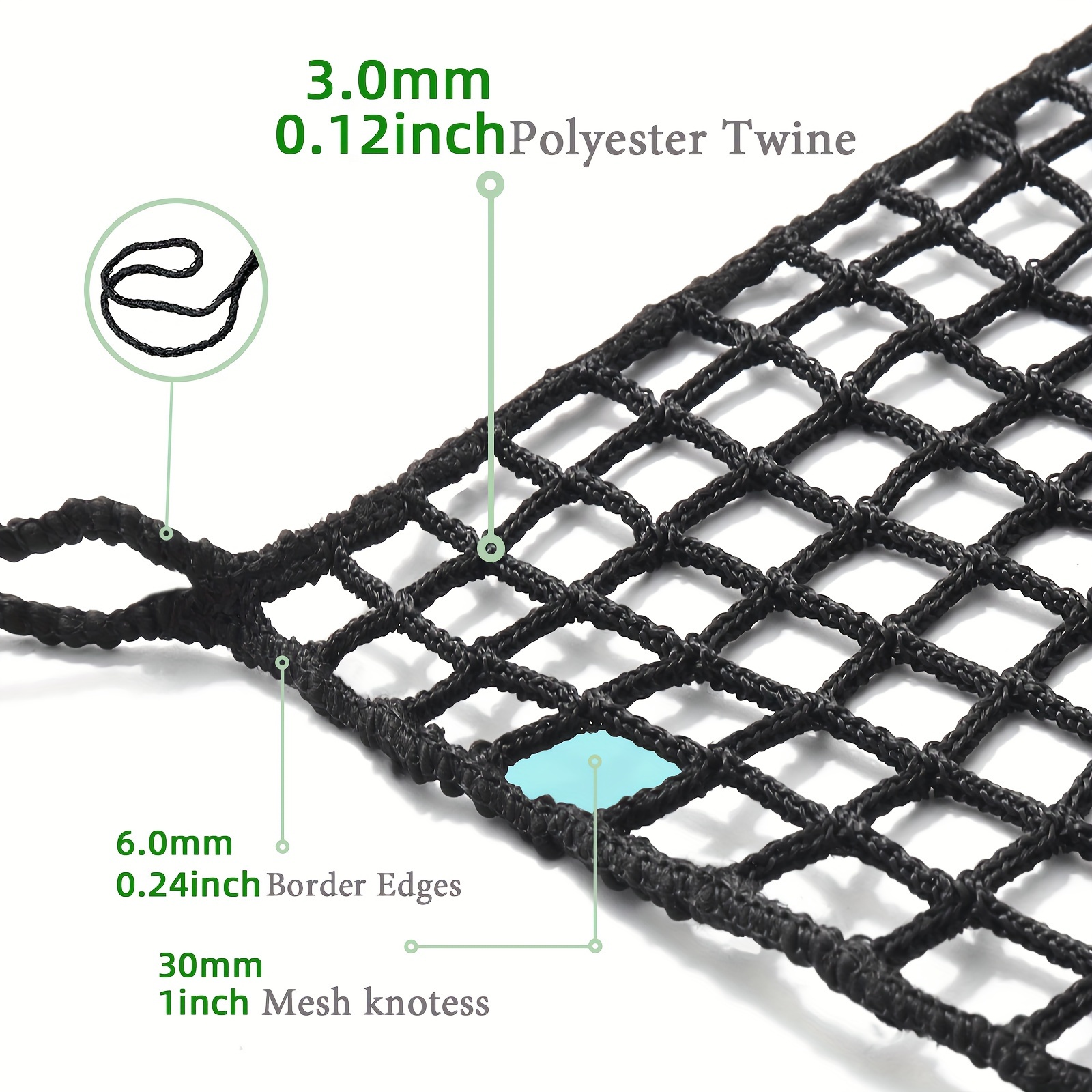 Heavy-Duty Golf Practice Net, Adjustable Rectangle