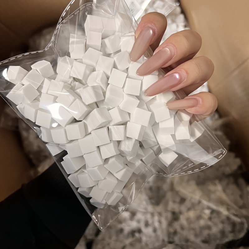 Nail Sponge and Tweezers Set, 101/110pcs for Nail Gradient Styles