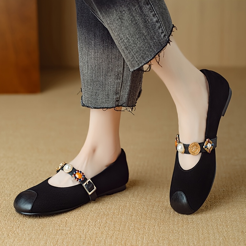 For Ladies Flat Trendy Shoes Womens Flat Shoes Spring Autumn Temu
