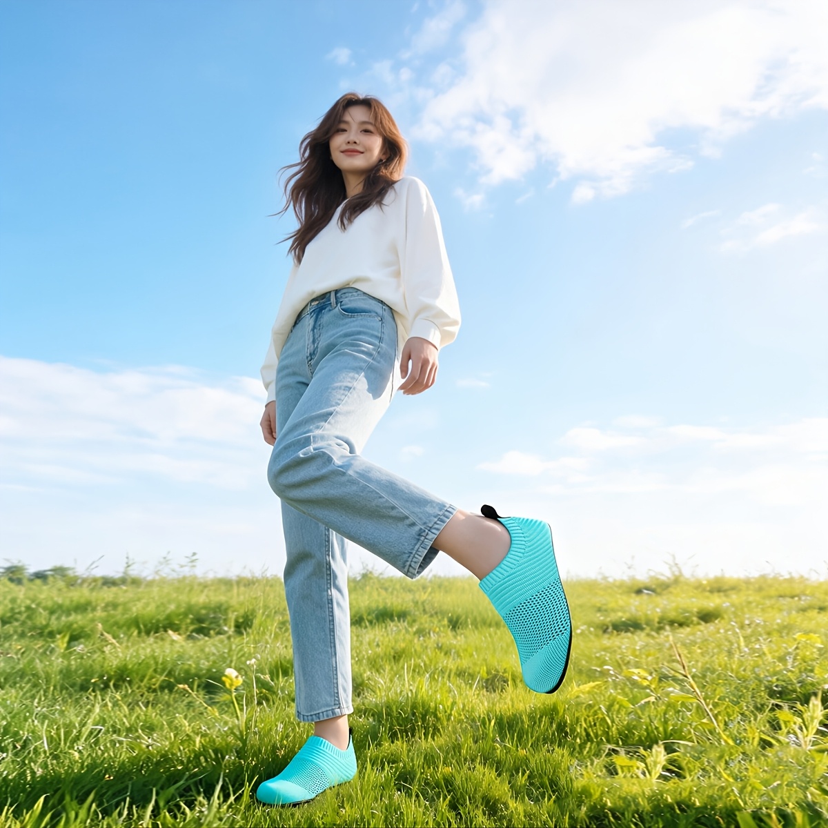 Women's Thickened Wide Toe Wading Water Shoes