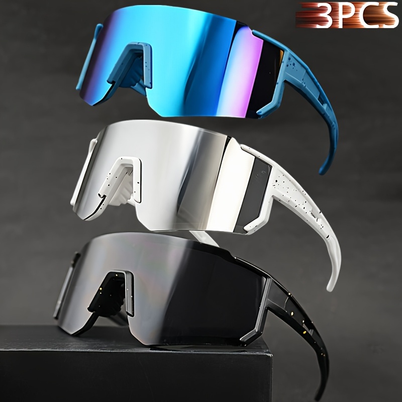 Image of 3-pack Fashion Sunglasses For Men And Women, Colorful Trendy Outdoor Casual Shades