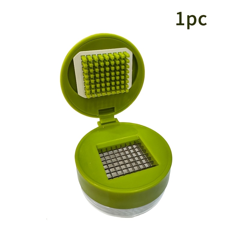 TEMU Mini Manual Press Garlic Chopper, Hand Operated Garlic Mincer, Portable Hand Press Garlic Cutter, Household Garlic Masher For Quick Mincing
