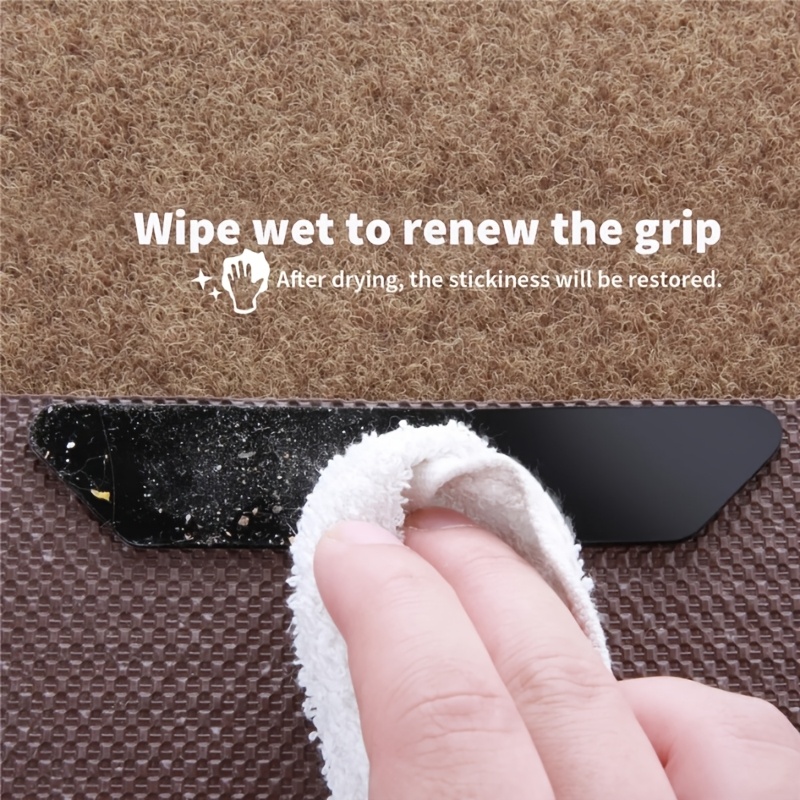 8 16 32 40pcs of carpet anti slip mats washable non slip carpet pads suitable for hardwood floor anti slip carpet pads details 6