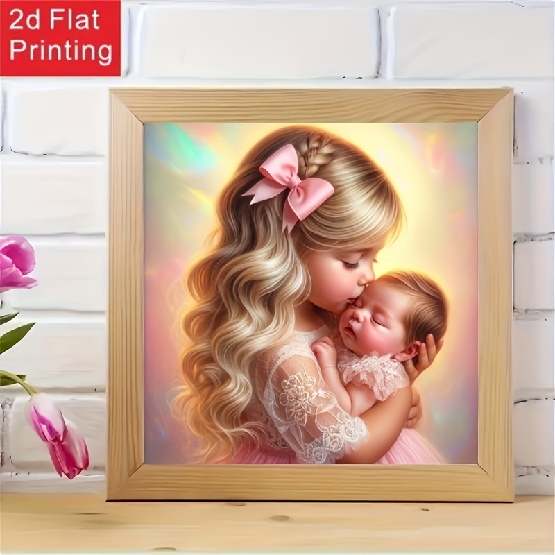 Image of 2d Flat Printing Diamond Painting Kit - Frameless - Perfect For Wall Decor