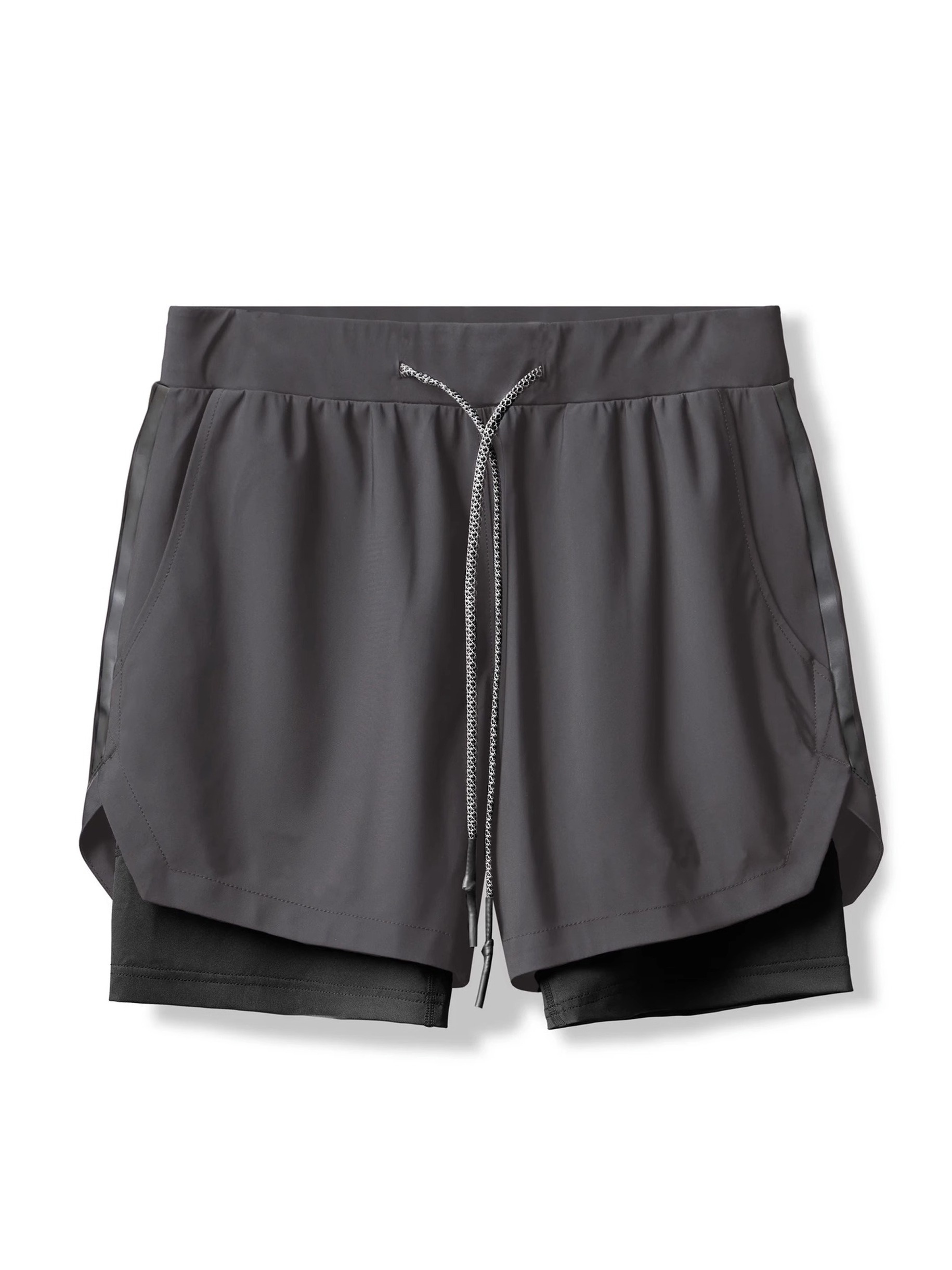 Men'S Quick-Dry Shorts for Sports, Running, And Marathons, Designed for Short Sprints And American-Style Workouts, Featuring a Liner And a Length That Doesn'T Go Past The Knees