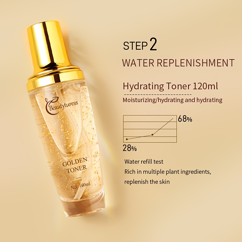 elegant ladys skincare set 9pcs set moisturizing and water retaining moisturizing dry light beige light beige is glossy contains niacinamide hyaluronic acid and other light beige care ingredients high end womens set suitable for parties details 5