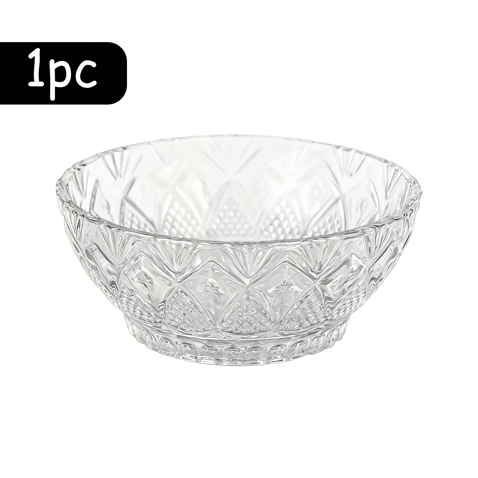 E-shop Retro -Glasschalen, Dessertschalen, Salatschalen, Joghurtschalen, Servierschalen, geeignet für Salate, Süßigkeiten, Eiscreme, Nüsse,