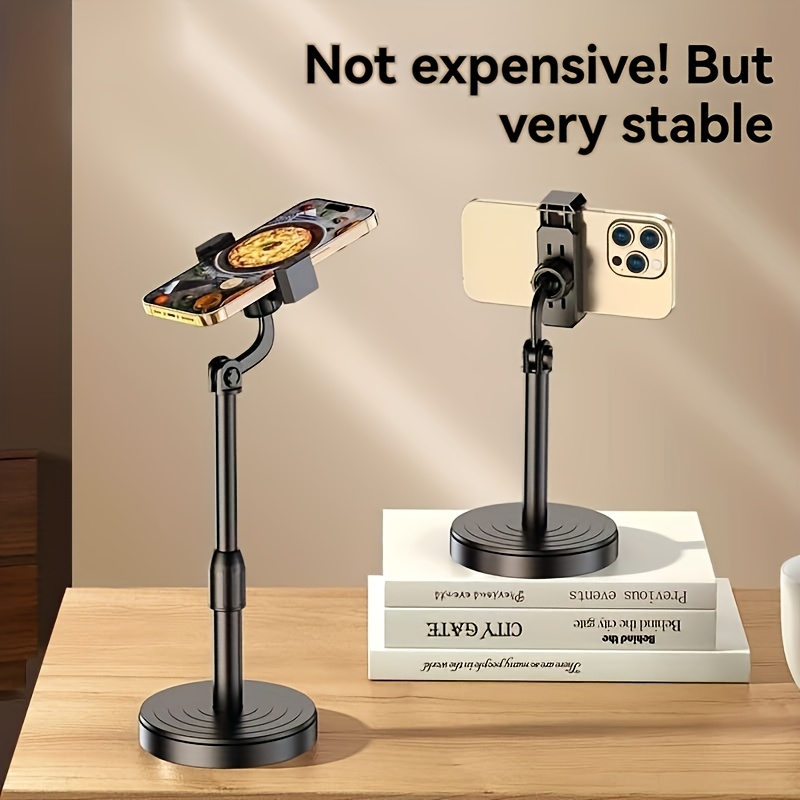 

1 Adjustable Mobile Phone Holder, 360-degree , Fully Adjustable, Foldable, Extendable, , Flexible And Portable Desktop Mobile Phone Holder Base, Foldable Desktop Mobile Phone Holder