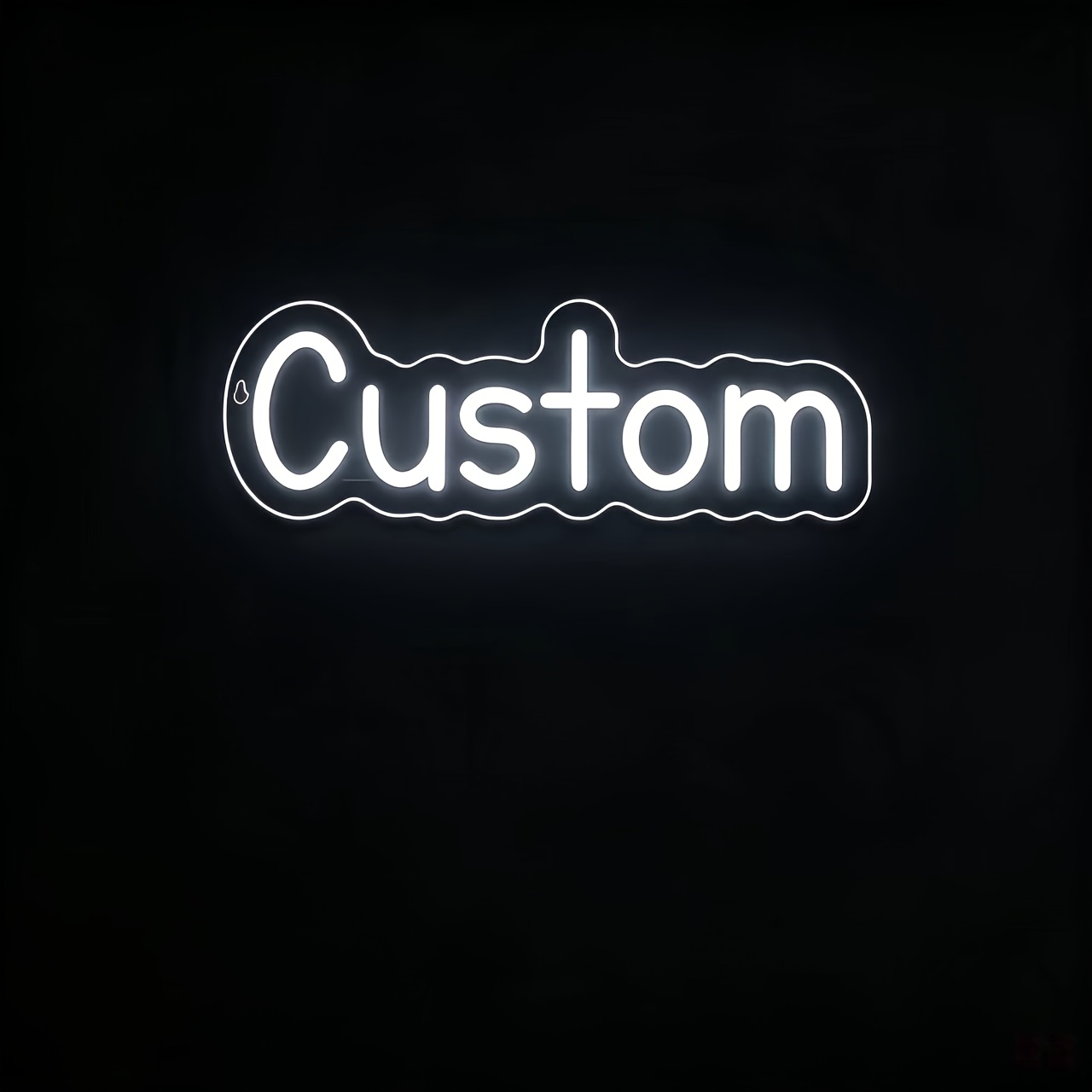 TEMU Custom Lumen Neon Sign, Warm White Led Neon Light For Business Logo, Home Office, Wall Decor, Usb Powered, Dimmable, Personalized Neon Sign