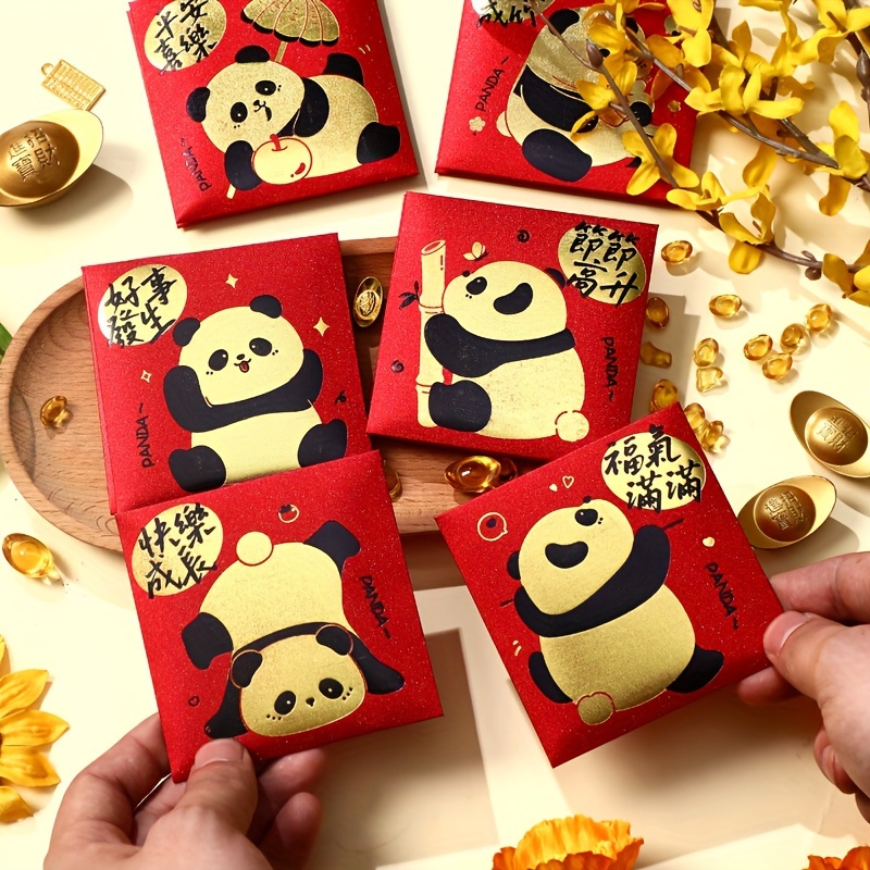 

12pcs Cute Red Envelopes For Chinese New Year, Weddings & Birthdays - Gifts & Decorations