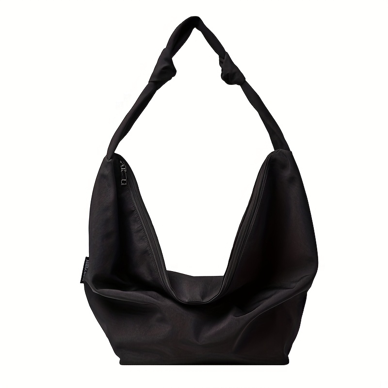 Women's Crossbody Bag Large Capacity Lightweight Cloth Bag Fashionable Versatile Shoulder Bag Commuting Casual Tote Bag Multiple Colors