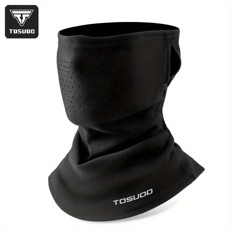 Image of Tosuod Cycling Mask For Men And Women, Autumn And Winter Ski Fleece Hat, Outdoor Warm Ear Cover, Breath