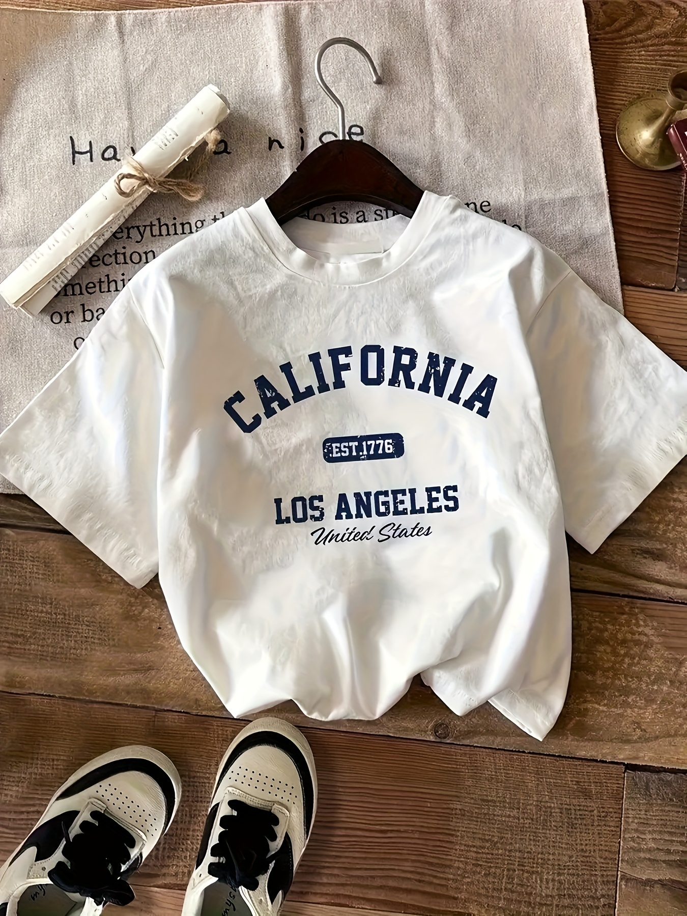womens casual sport letter print round neck short sleeve t shirt