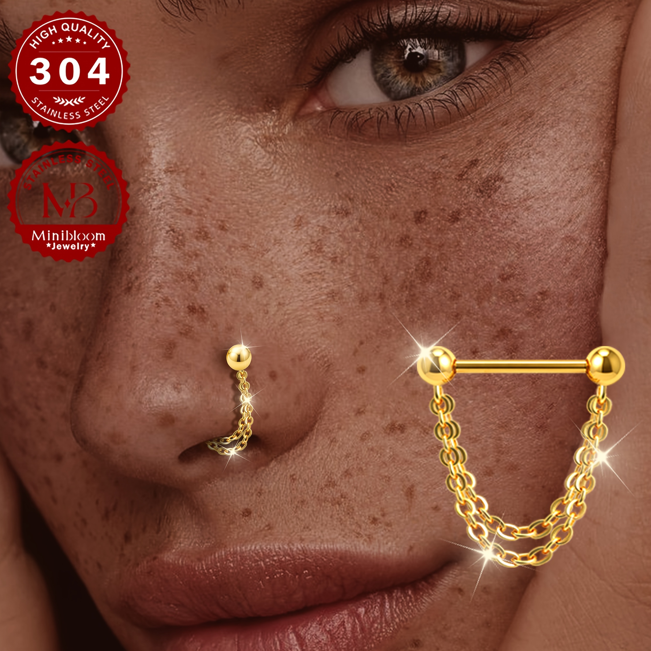 Women's Fashion Stud Earrings, Light Luxury Design