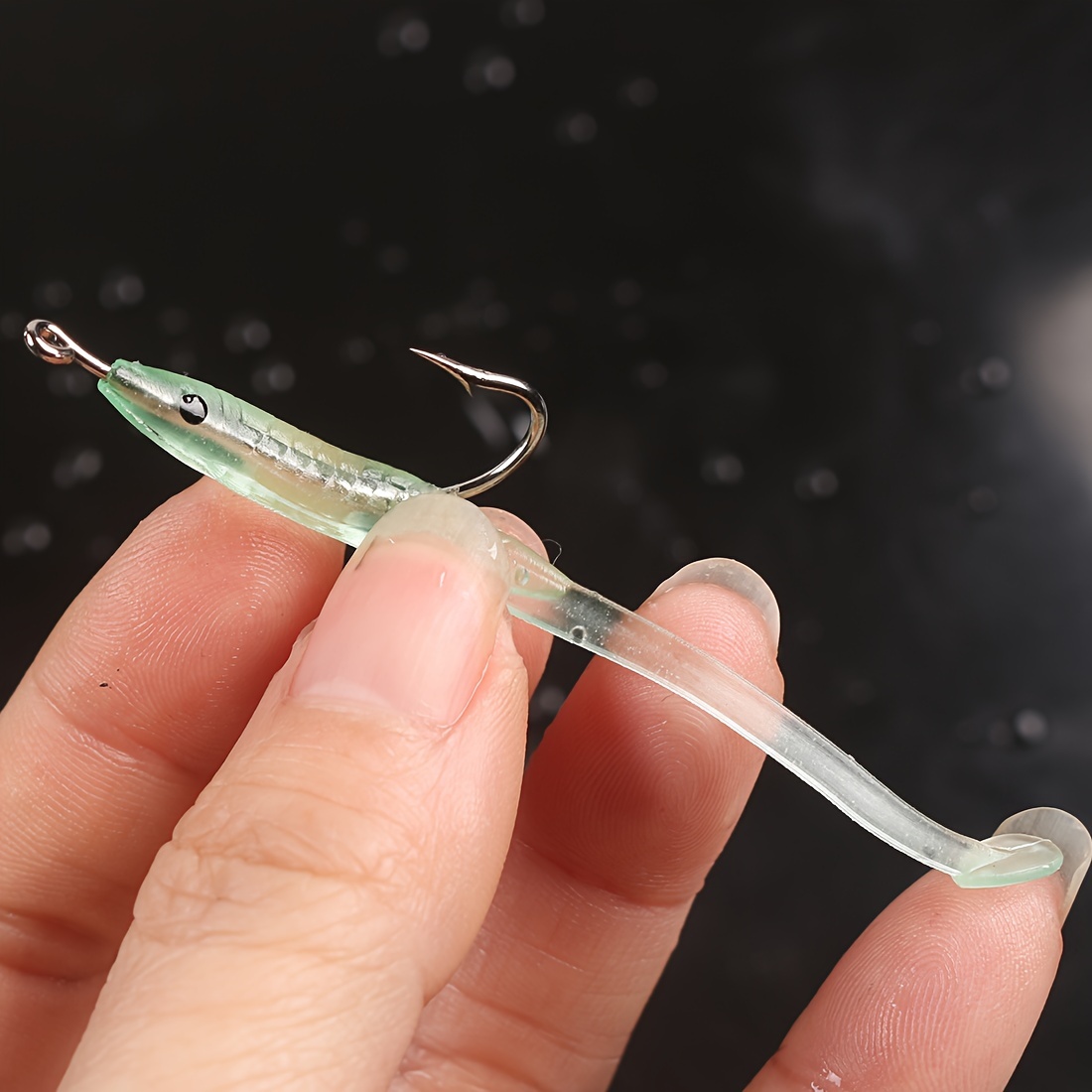 POPETPOP Lot 5 Leurres Artificiels Bioniques En Plastique – Hameçons Solides, Simulation De Crevette – Pour Pêche En Mer Et Eau Douce