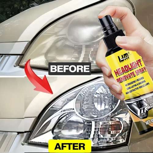 Kit De Restauration Phares Beam Revive - Émulsion Nettoyante Anti-oxydation Pour Phares Jaunis Ou Opaques