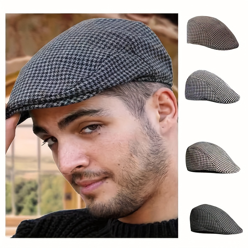 

Warm Beret Cap For Seniors - , Cozy Winter Hat With Classic Design, Outdoor Activities