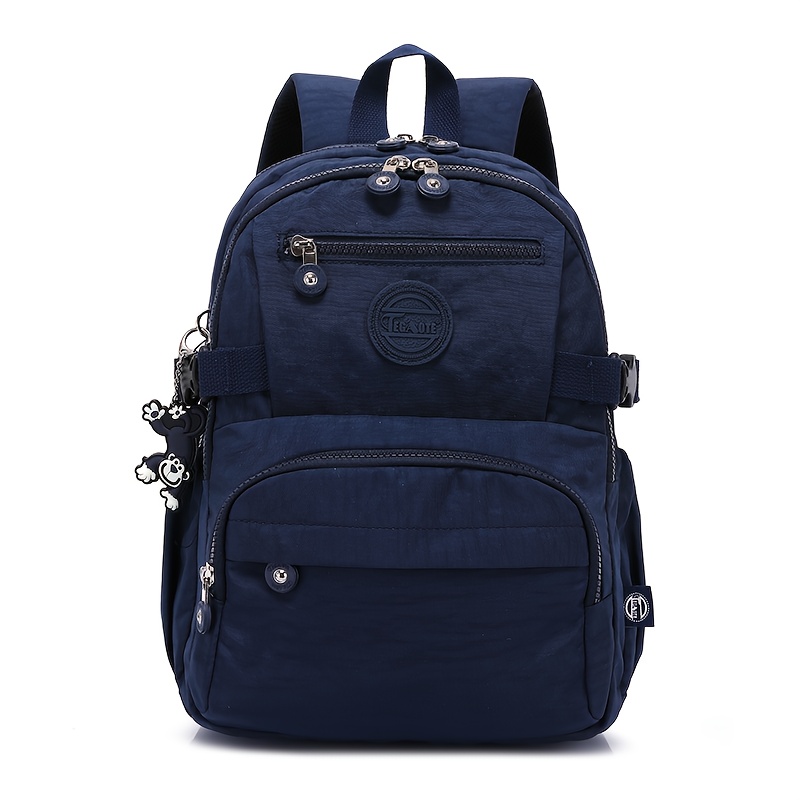 TEMU Women's Large-capacity Backpack With Multiple Zippered Compartments, Lightweight Bag - Used As A Gift