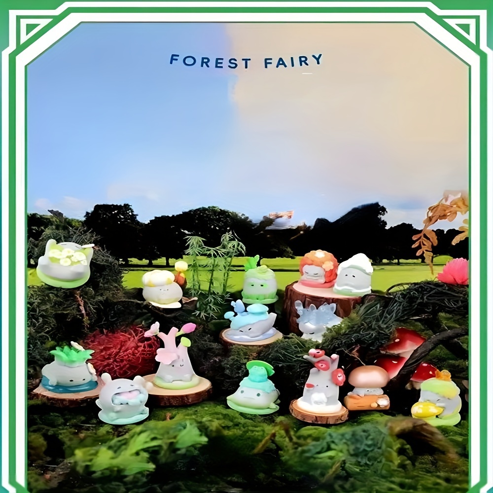 

forest Fairy" Collectible Blind Box: 12 Regular Styles, 2 Hidden Styles, Suitable For Room, Office, Car, Table Decoration - Christmas, , Thanksgiving, Easter, And New Year Gifts