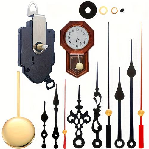 pendel uhrwerk mechanismus reparaturteile ersatz mit 2 paaren zeiger und pendel für uhrenreparatur