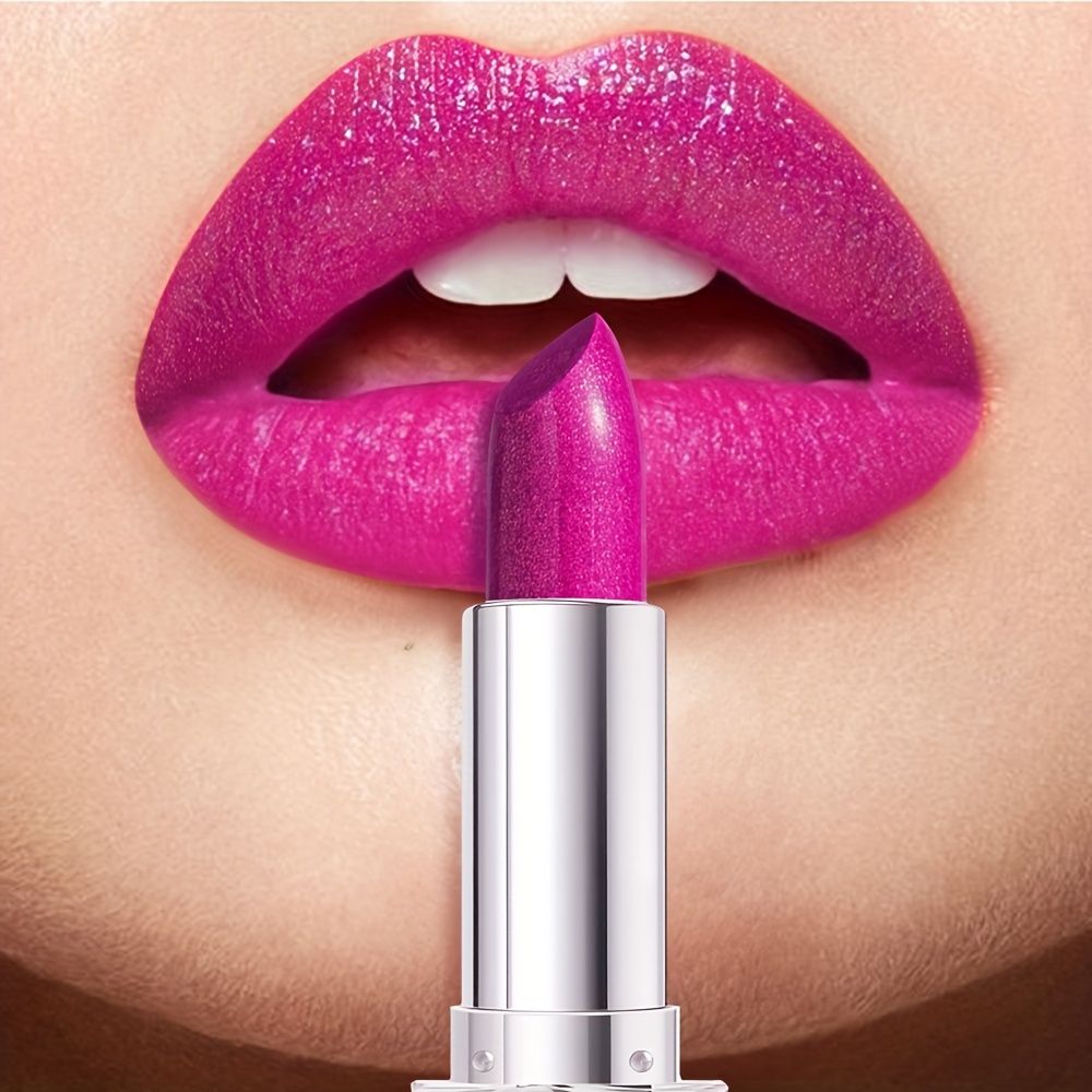 6 Waterproof Lipstick Set Long Lasting Moisturizing & Metallic Shine