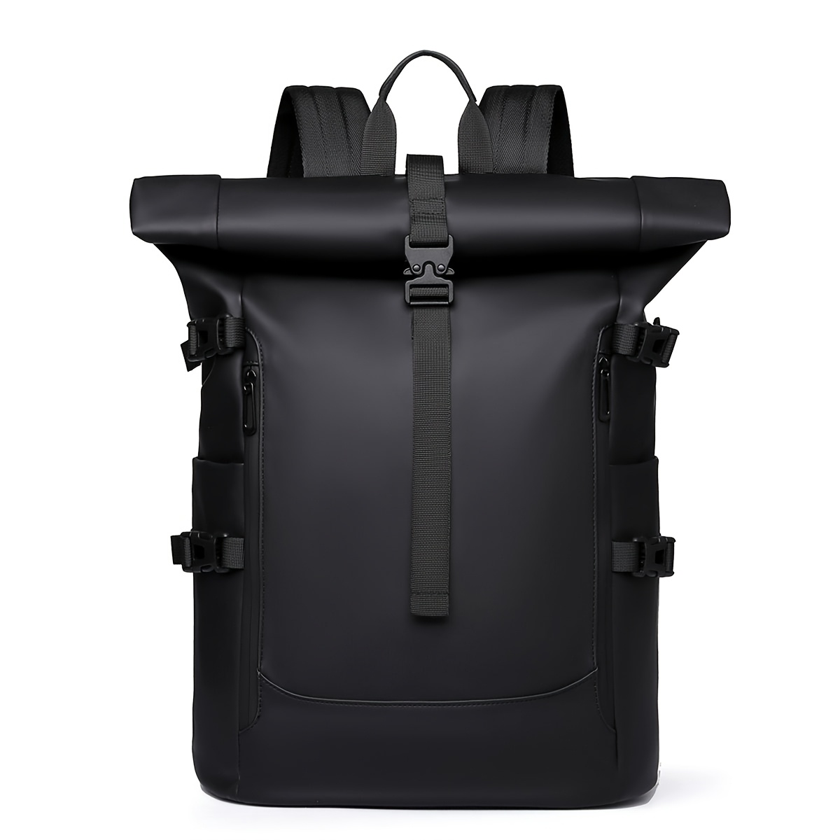 Roll-top Backpack 2025 New Fashion Trend Large-capacity Travel Backpack Commuting Computer Bag Men