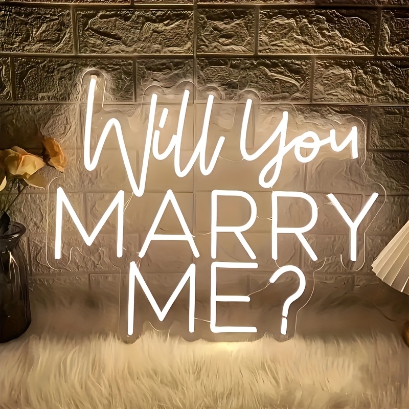 marry me signs sold on Temu United States