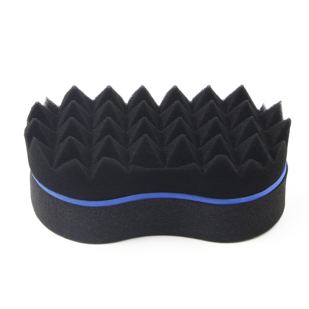 Image of 1pc Curly Hair Sponge Hairdressing Sponge Brush Magic Twist Hairdressing Sponge Hairdressing Sweep Broken Hair Sponge Brush Queen