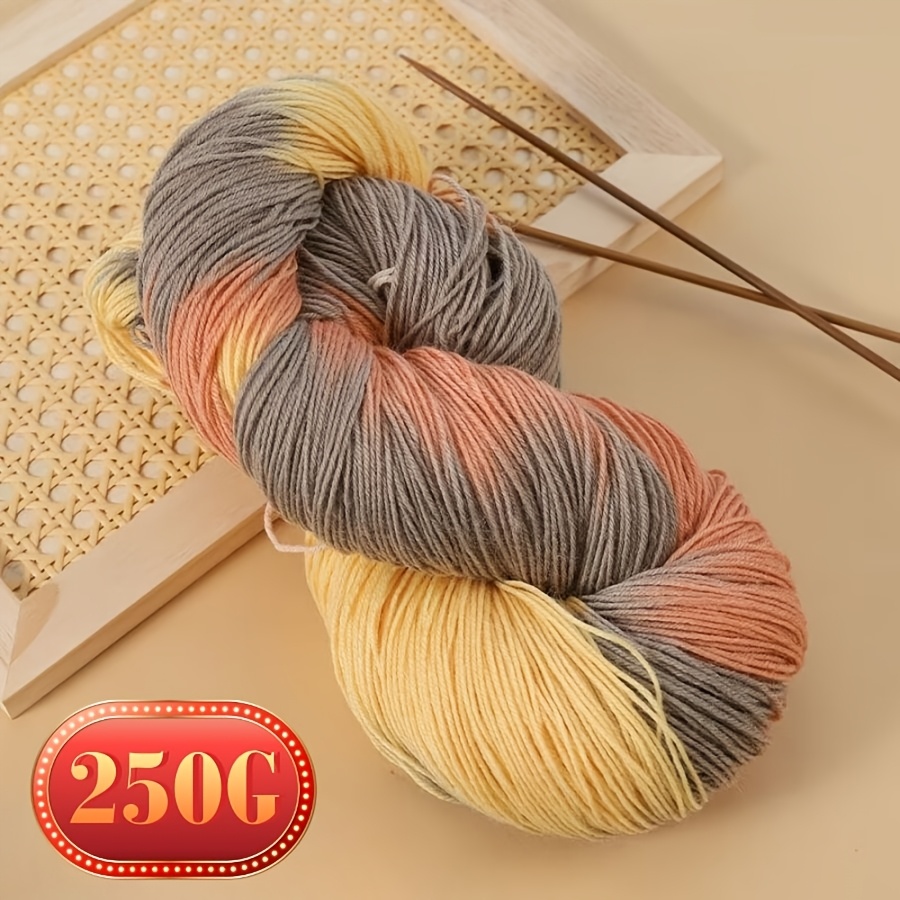 TEMU Alpaca Yarn Suitable For Knitting & Crocheting - -patterned Ombre Dyeing Yarn With Tones, Suitable For Sweaters, Scarves, Hats, Blankets,