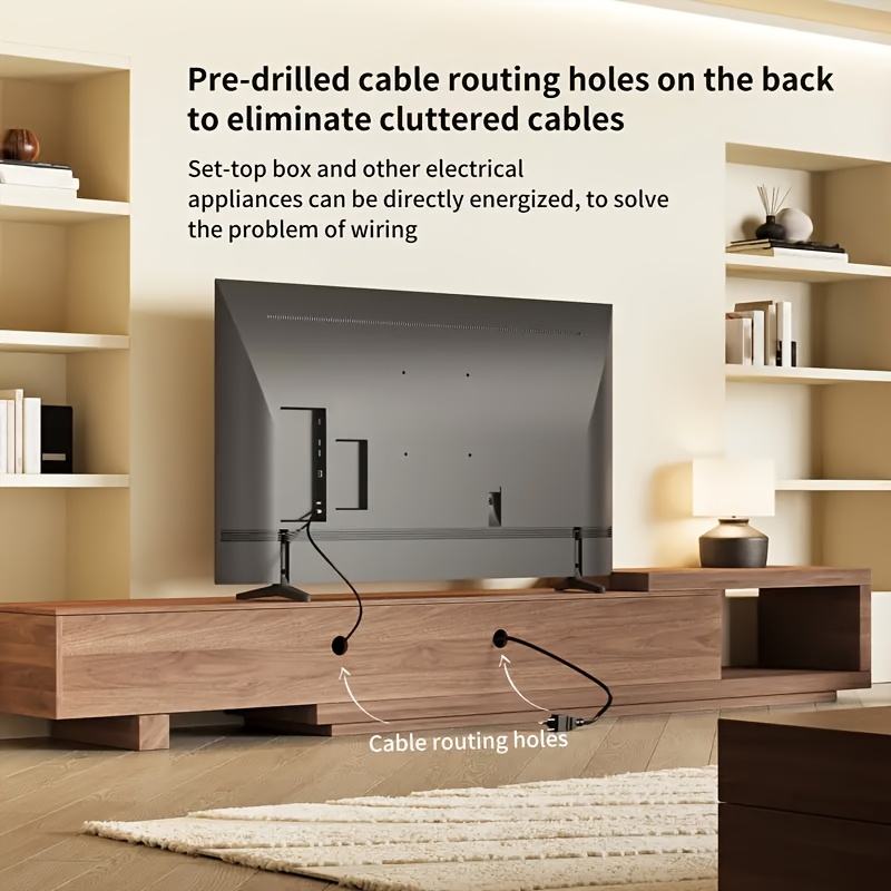 Mid-Century Modern Extendable TV Stand, 78