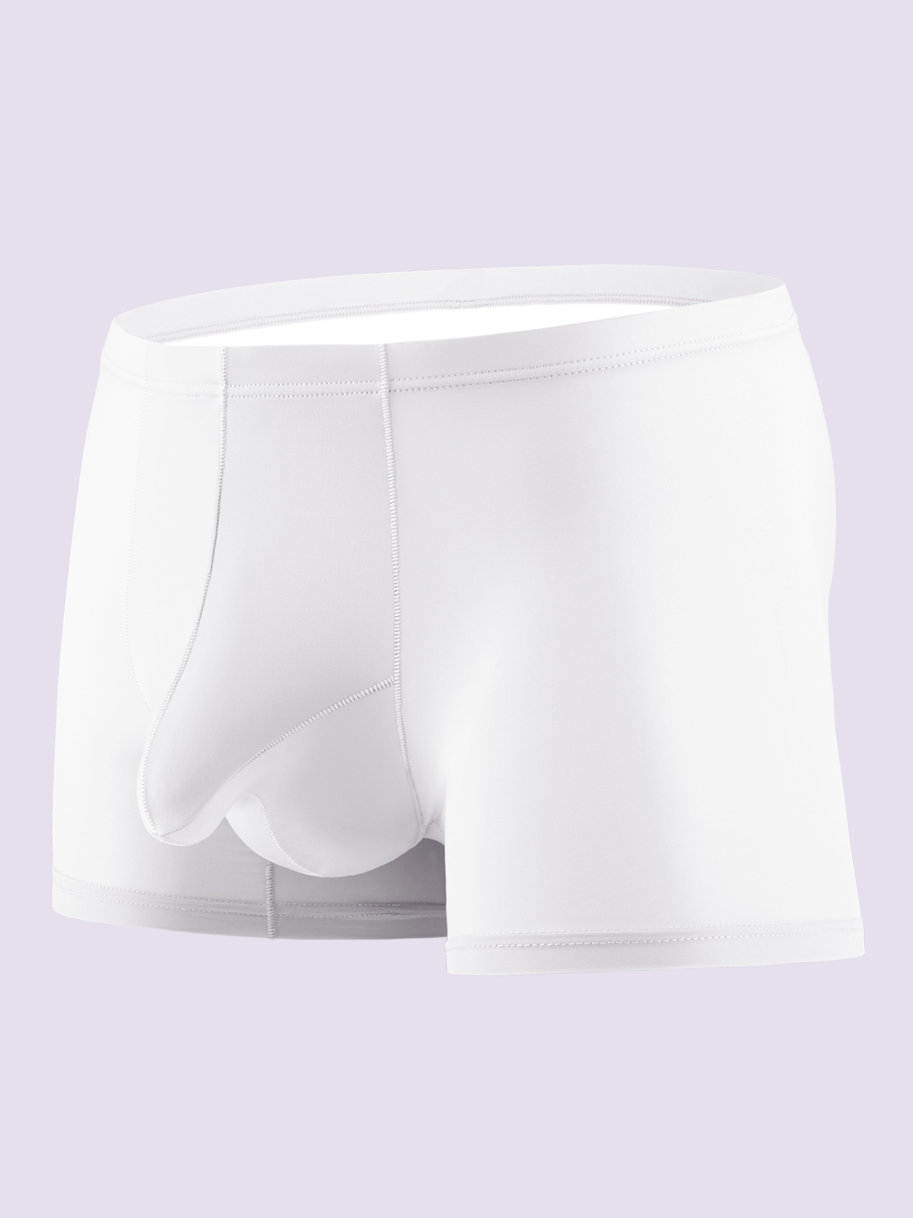 Open Fly Elephant Nose Men's Panties Cotton Mid Rise Underwear Boxer Briefs