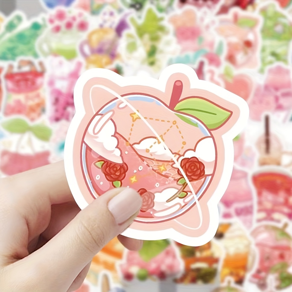 Collection Of Cute Cartoon Food Stickers | Premium AI-generated Vector