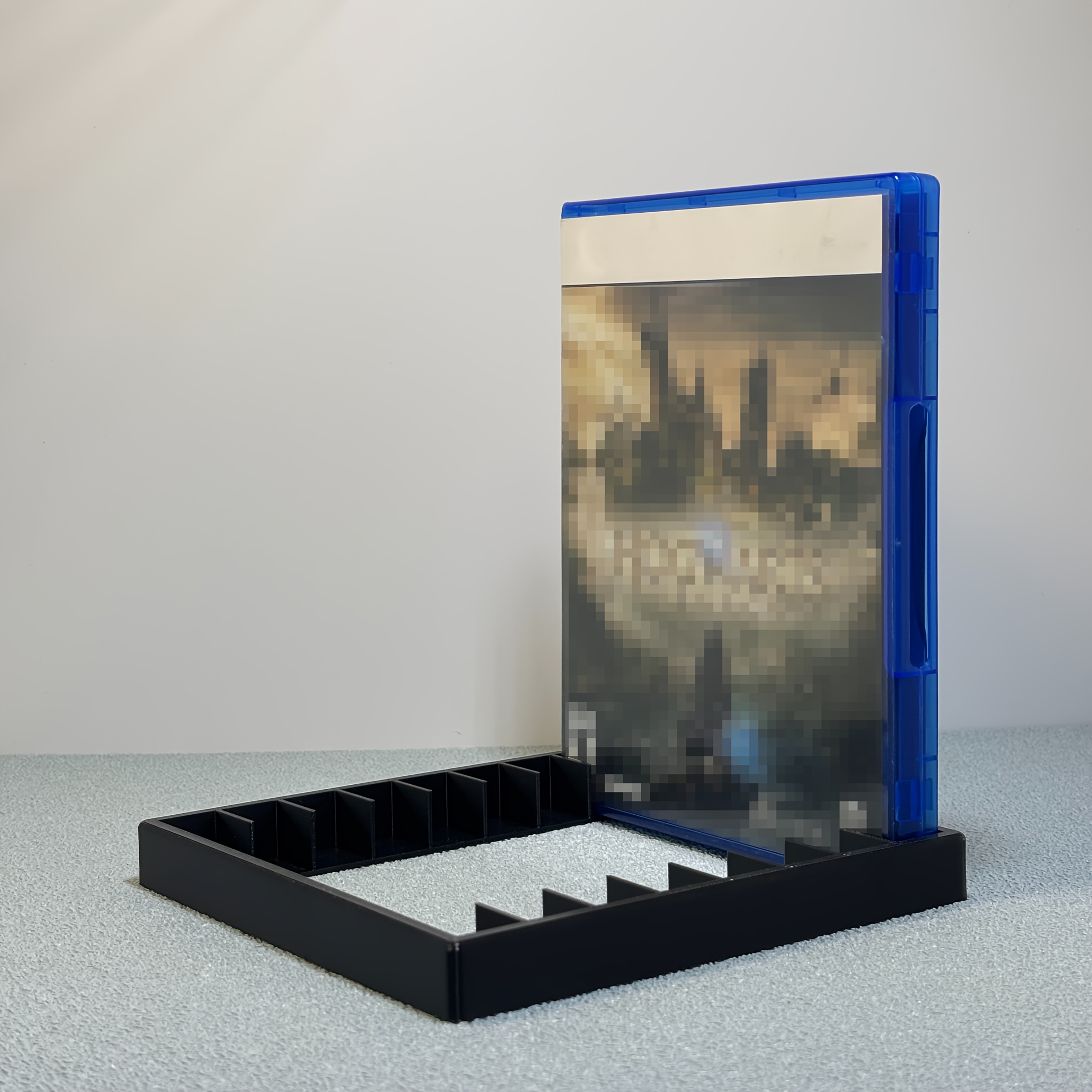 E-shop Geeignet für PS5/PS4 Spiel-Disc-Halter | 8-Fach CD-Aufbewahrungsbox Ständer Ausstellungsregal PS3 Spieldisk-Kassette-Organizer Konsolenzubehör