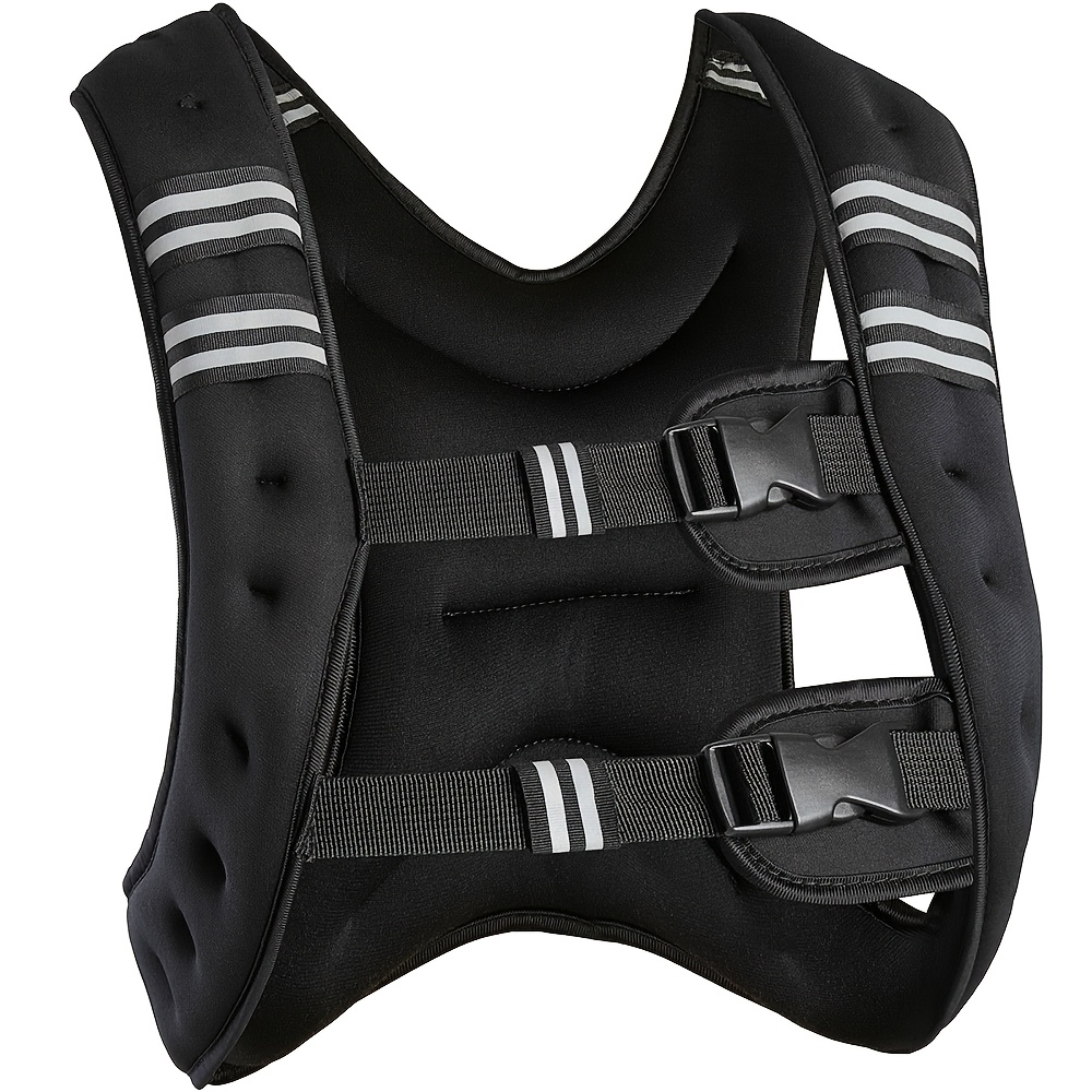 10kg Weighted Vest With Lycra Fabric, Adjustable Fitness Vest For Running And Training, Fits All With Secure Straps, Unisex Workout Vest