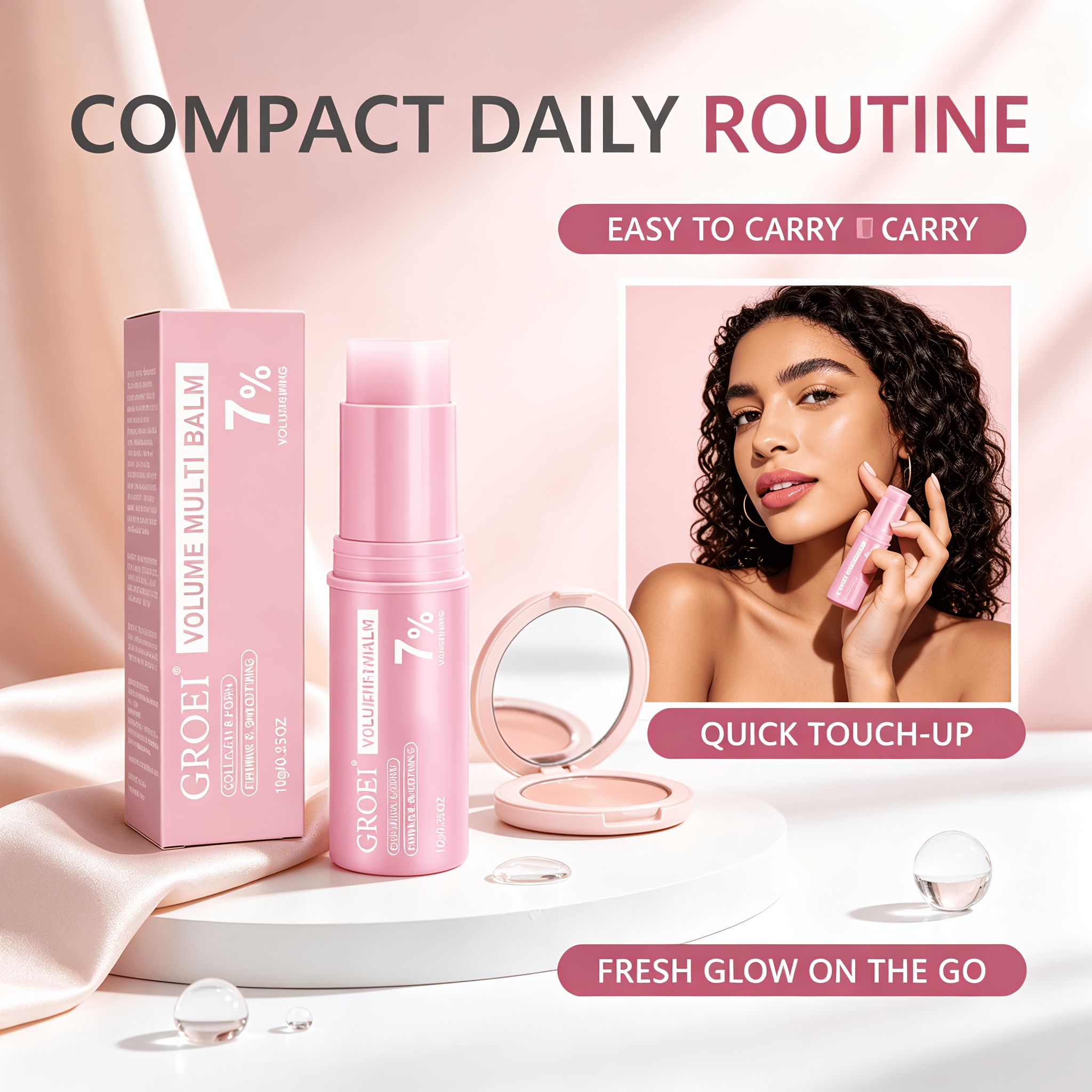 2pcs GROEI Collagen PDRN Multi-Effect Plumping Stick