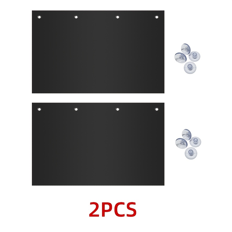 TEMU 2pcs Set Car Window Sunshade Curtains, Suction Cup Design Rear Side Window Privacy Curtains, Sunshade Privacy Screen, Sunshade Privacy Curtain
