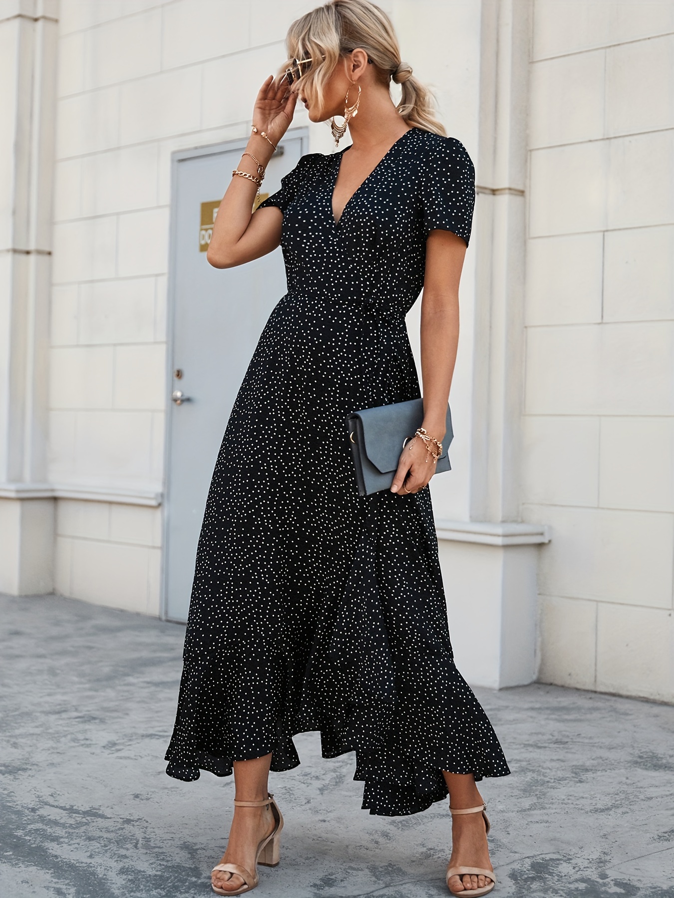 Long summer wrap dresses online