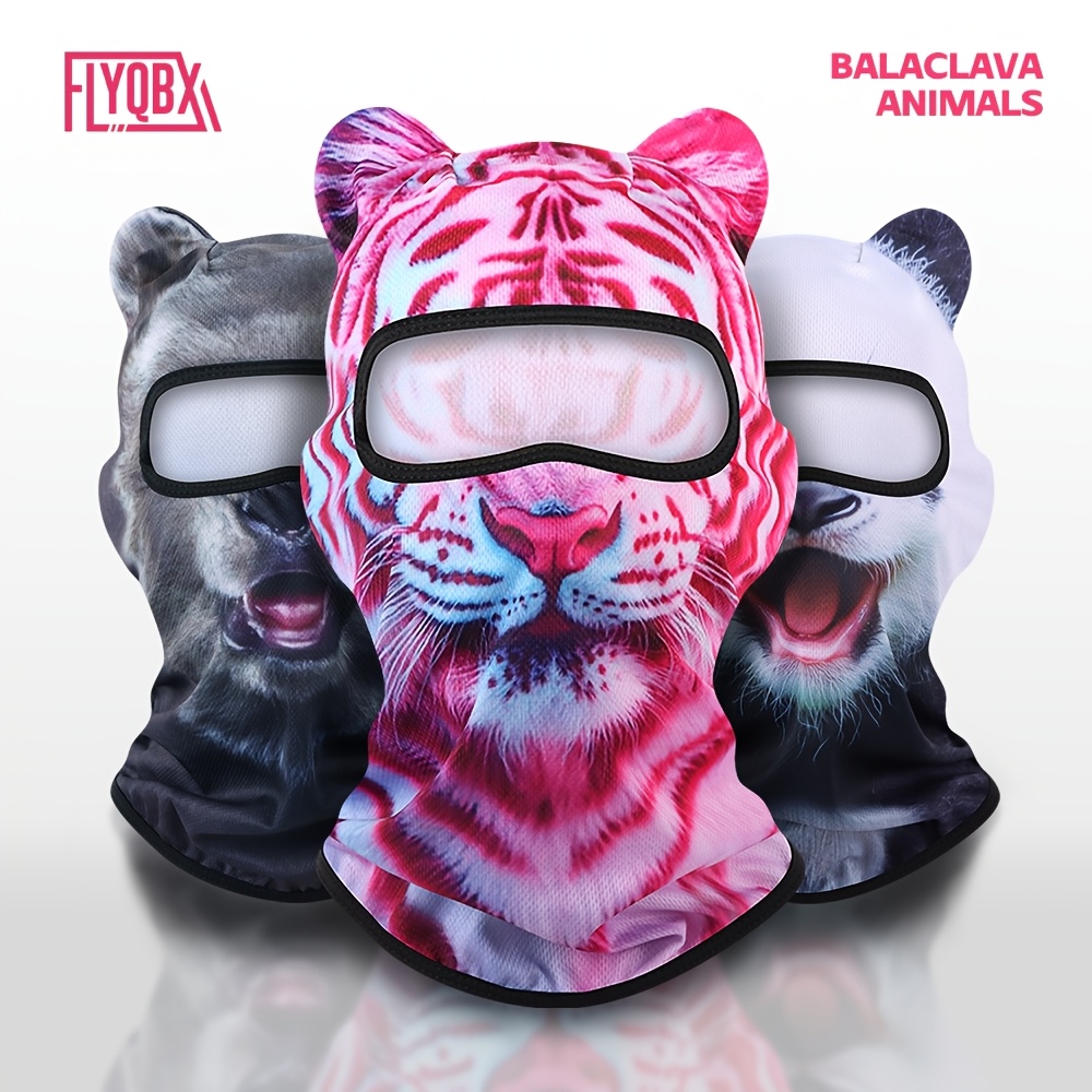 new cute 3d animal   mask   party casual fun balaclava sports cosplay cycling headgear