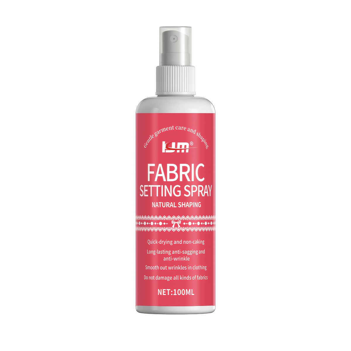 TEMU Spray de façonnage instantané tissé à - Spray de fixation pour tissu au crochet - Formule à séchage rapide - Crée facilement des tissés nets et