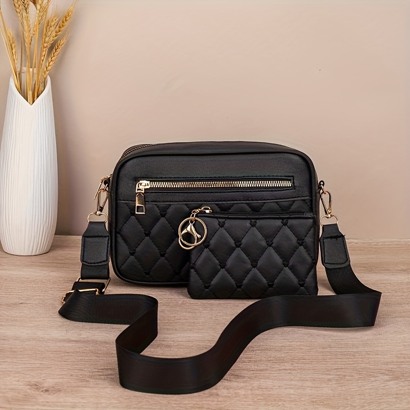 2pcs Fashion Heart Crossbody Bag Set