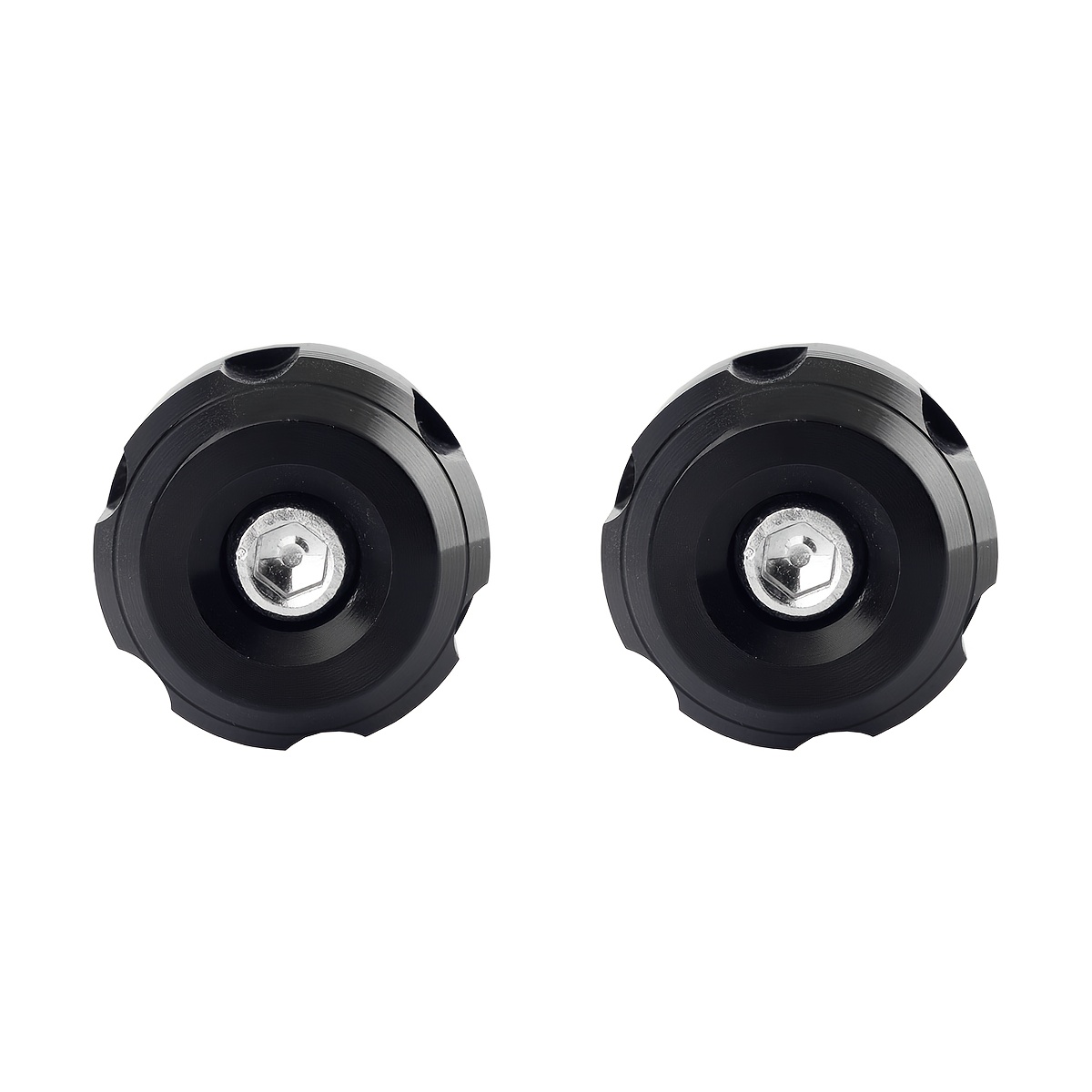 TEMU 2pcs Cnc Aluminum Alloy Motorcycle Handlebar End Decorations, Shock Absorption & Anti-collision Design, , Stylish Racing Mod Accessories,