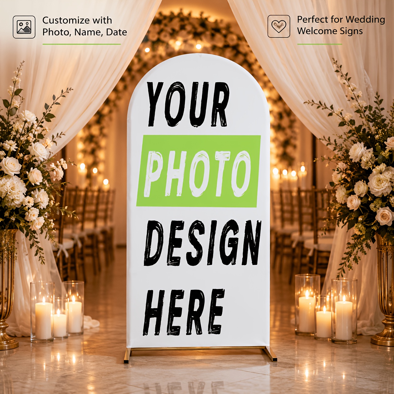 backdrop arches sold on Temu New Zealand