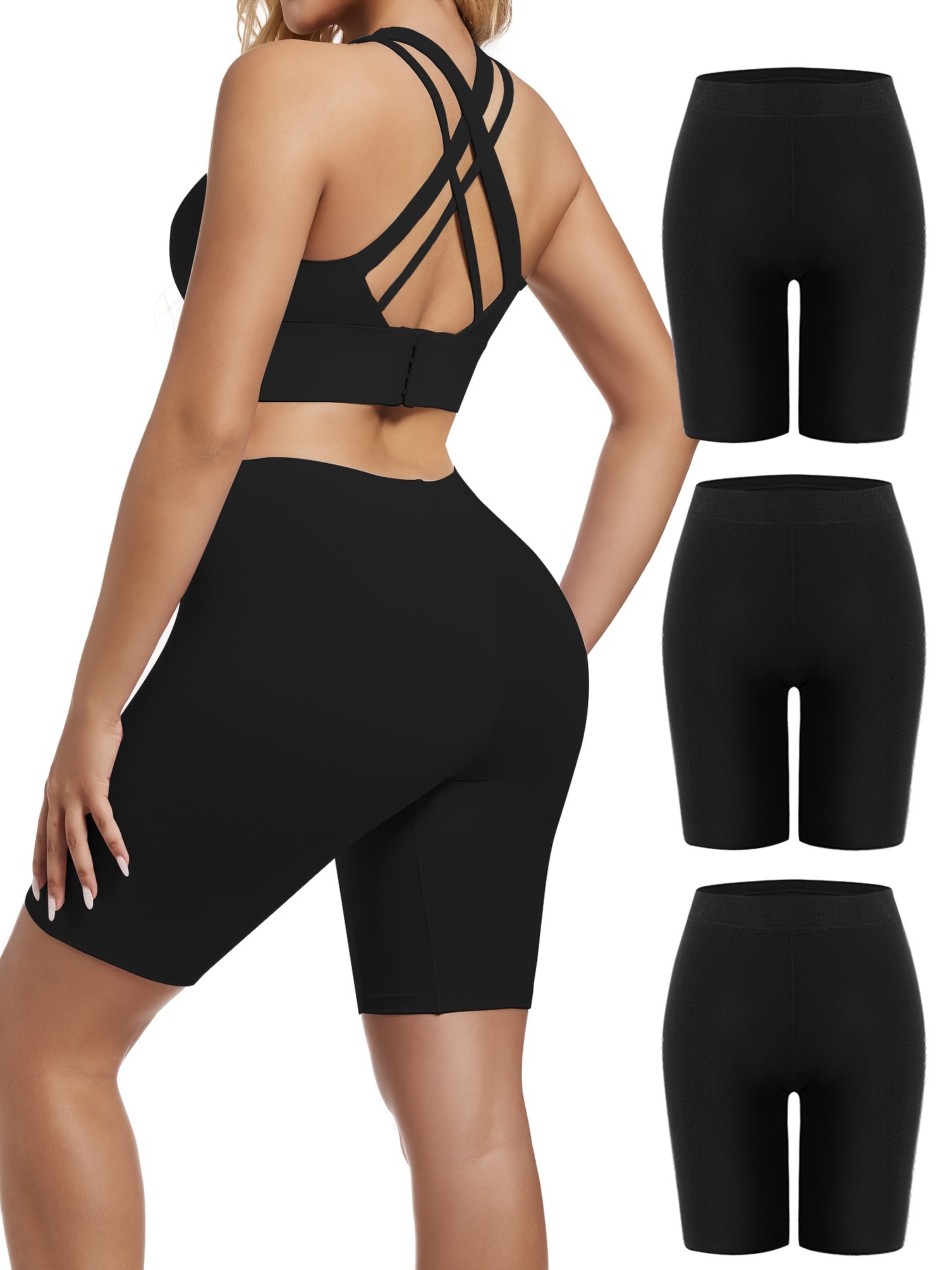 pack womens shorts bike shorts anti chafing boxer briefs Temu