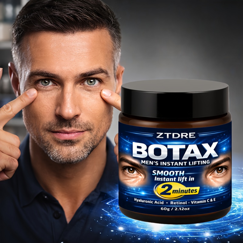BOTAX Men's INSTANT LIFTING, Enriched with Retinol, Collagen, Plant-derived Squalane, Vitamins C and E, Hyaluronic Acid, and More, Smooths, Firms, and Lifts While Deeply Nourishing and Moisturizing. It Visibly Brightens Light Beige, Evens Out Uneven