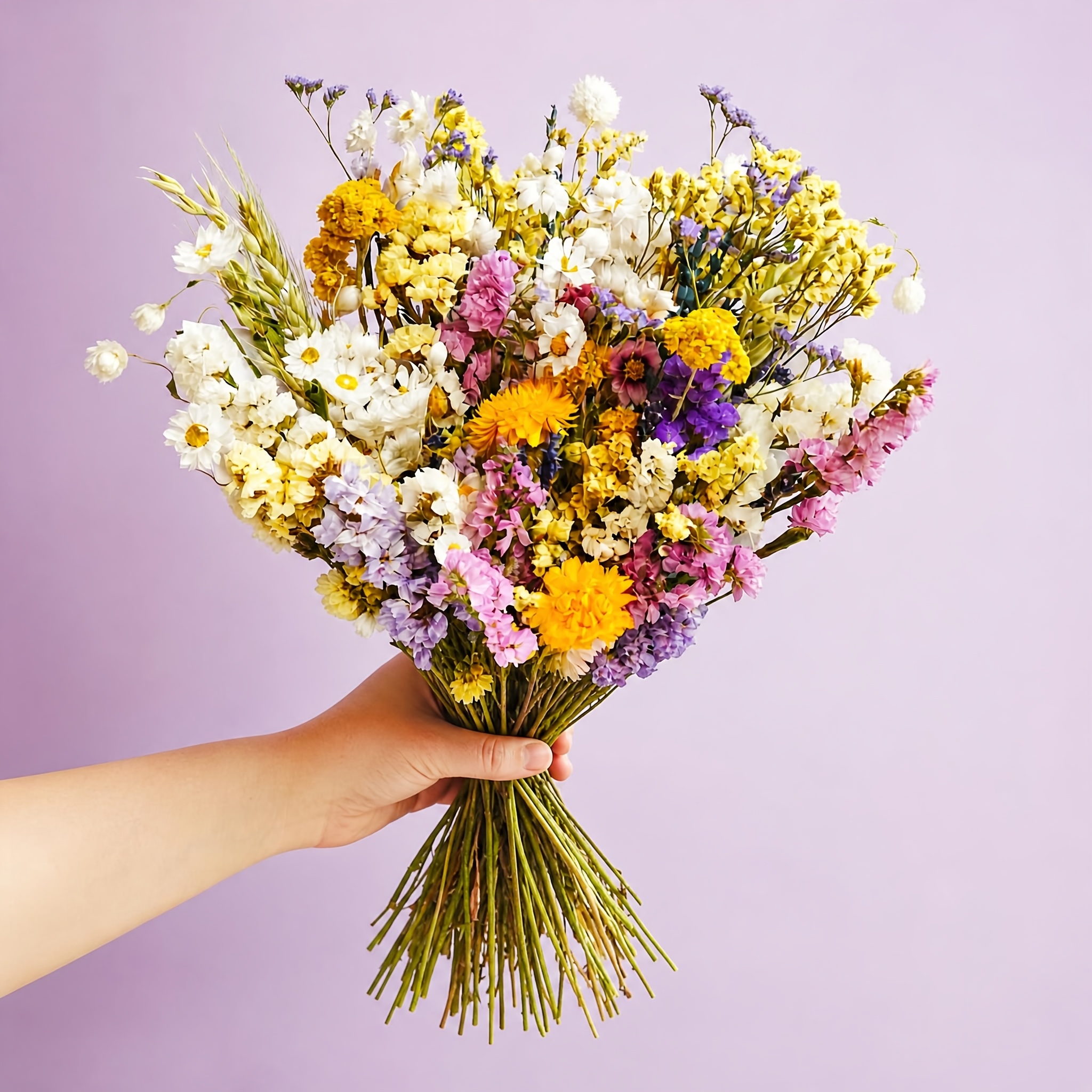 trockenblumen zum basteln