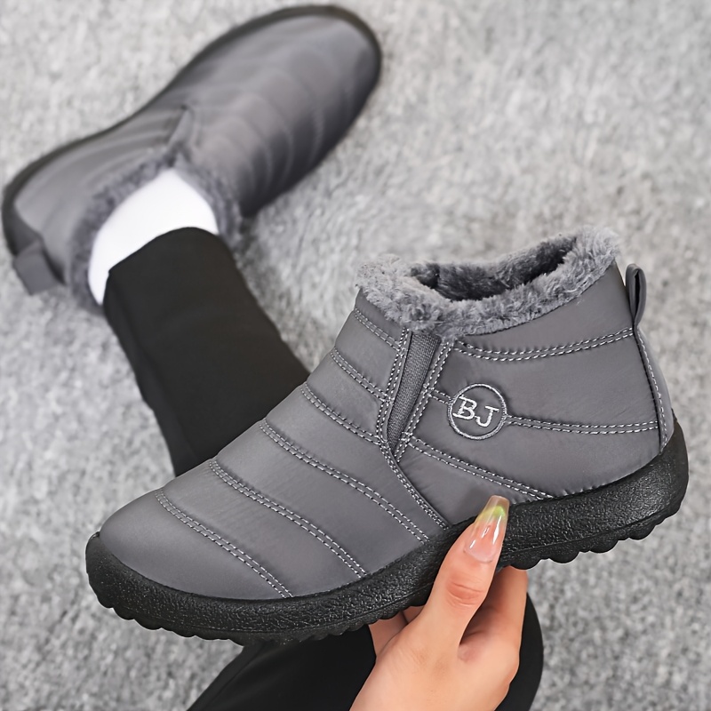 Men and Women Warm Plush Lined Winter Boots for Daily Wear