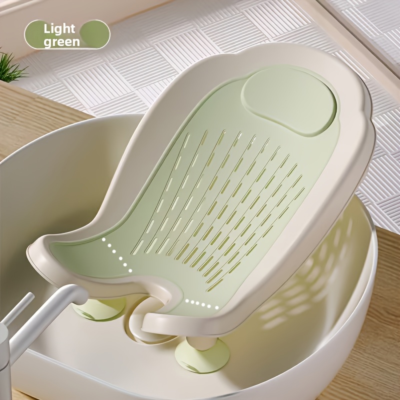 Foldable Bath Seat Suitable for Sitting & Lying Down - Non-Slip Shower Chair with Space-Saving Design, Lightweight Sturdy PP Frame for,, Bathing - Portable Foldable Bath Accessory for Home Use, Hip Cleaning Solution
