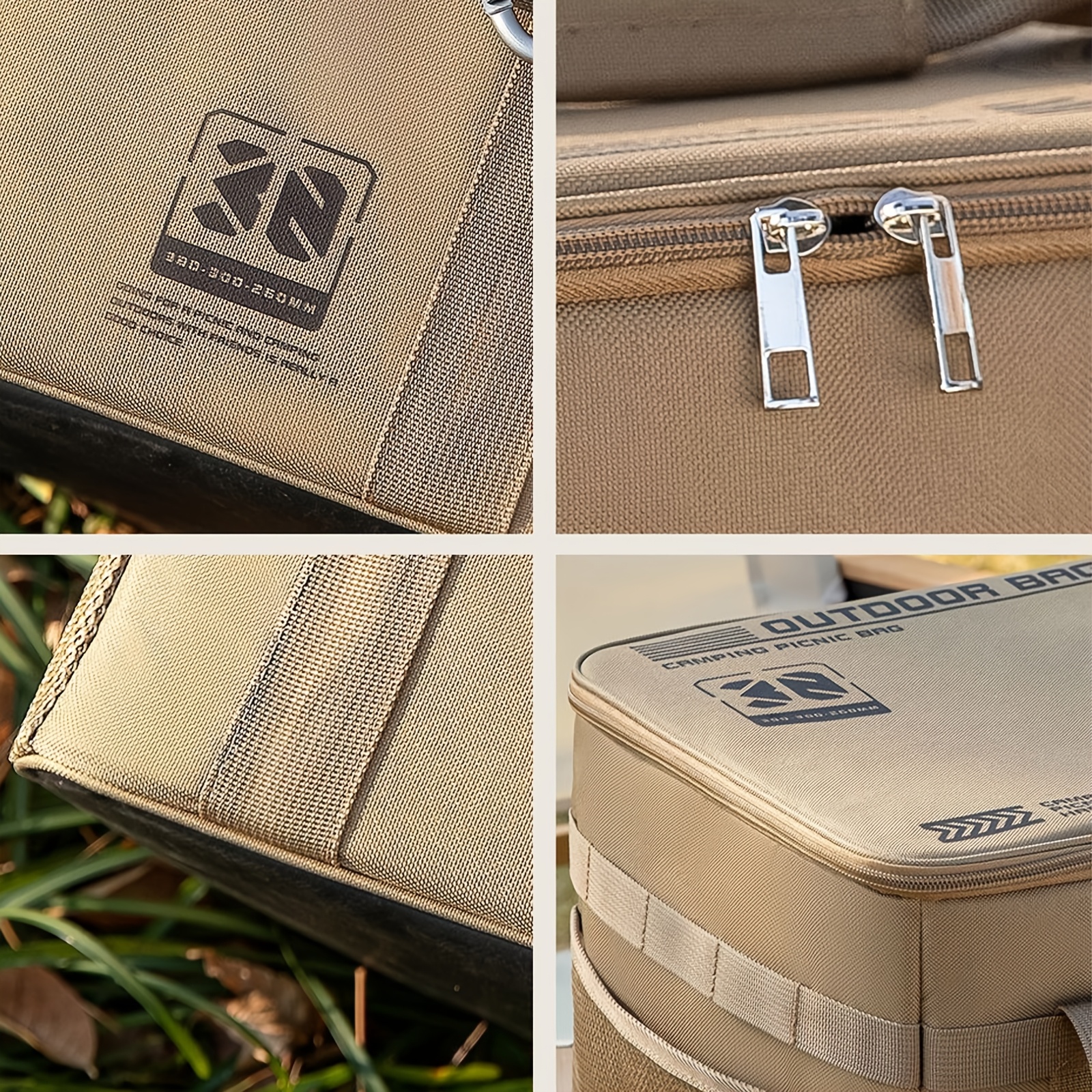 Heavy-Duty Large Outdoor Tote Bag for Camping and Beach
