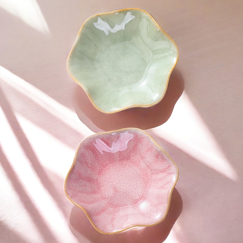 TEMU Decorative Storage Trays, Small Ceramic Dishes, Perfect For Organizing Cute Little Items, Jewelry Trays