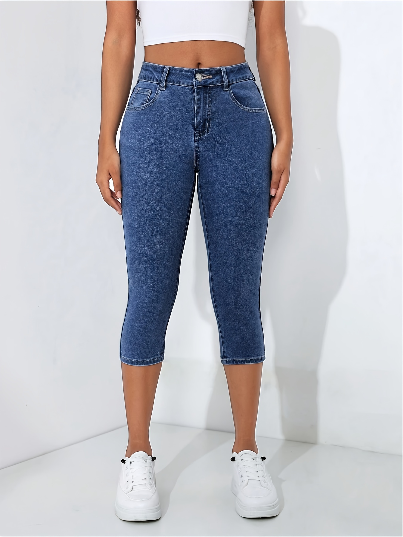 Ericcay Pantaloncini Estivi Jeans da Elegante in Uomo Corti